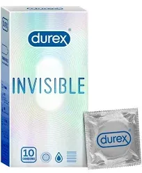 Durex Invisible Super Ultra Thin Condoms for Men