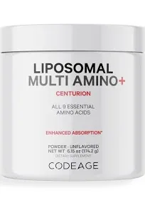 Codeage Multi Amino+ BCAA Powder Supplement - EAA All 9 Essential... 