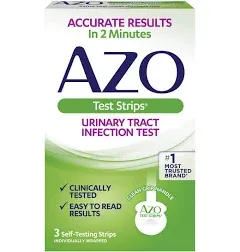 Azo Urinary Tract Infection Test Strips