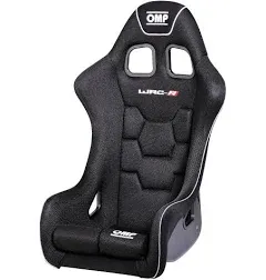 OMP WRC-R Fibreglass Motorsport Standard Car Seat, Black - FIA 8855-1999 Approv.