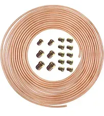 25 ft 3/16 Copper Alloy Brake Line Kit