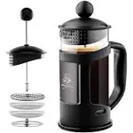 French press Coffee Maker Heat Resistant Durable Borosilicate Glass