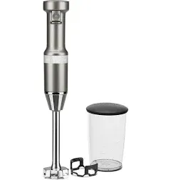 KitchenAid Variable Speed Corded Hand Blender KHBV53, Contour Silver