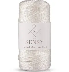 Sensy Premium 2mm 251 Yards Polyester Rope 100% Polypropylene Cord Macrame Cord 2mm Crochet Bag Cord Macrame Rope Crochet Thread Gift for Knitter (Pink)