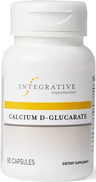 Calcium D-Glucarate 90 Capsules by Integrative Therapeutics, Dairy &amp; Gluten Free