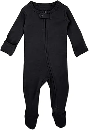 L'ovedbaby Unisex Organic Baby Zipper Footie