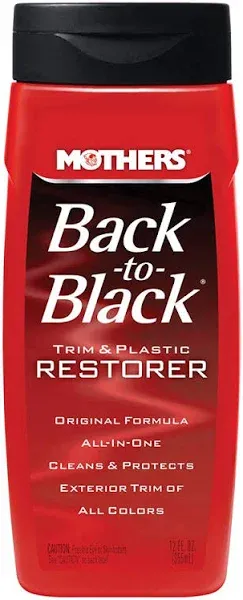 Mothers Back-to-Black Trim & Plastic Restorer 12oz.