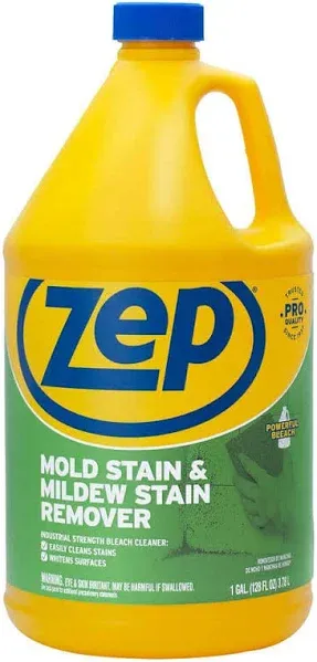 ZEP Mold Stain &amp; Mildew Stain Remover, 32 oz, 2 Pack