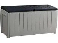 Keter Novel 90 Gallon Resin Deck Box-Organization and Storage