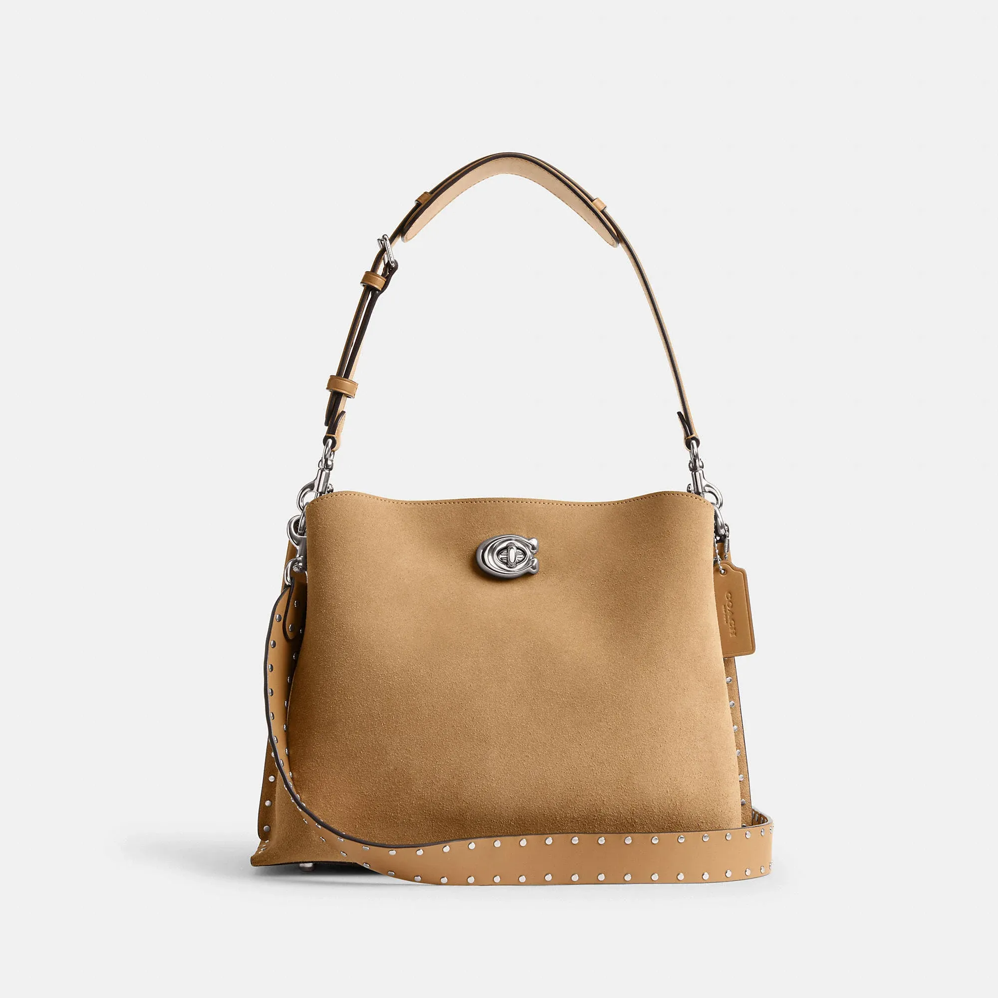 Coach Willow Shoulder Bag with Rivets