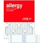 AIRx Allergy 16x20x1 MERV 11 Pleated Air Filter - Made in The USA - Box of 6