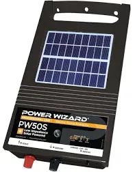 Power Wizard PW50s 6V Solar Electric Fence Energizer