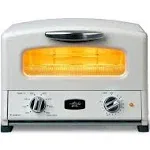 Sengoku HeatMate Graphite Toaster Oven, 120 Volt, Eggshell White (Open Box)