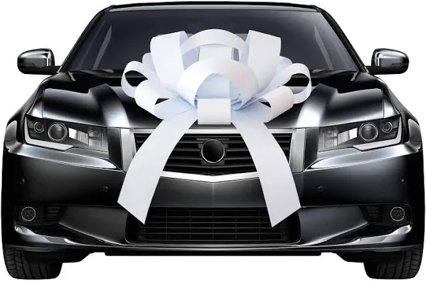 CarBowz Big Car Bow for Christmas Car Decorations and Birthday Car Gifts 