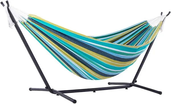 Vivere 9 ft. Double Hammock with Stand