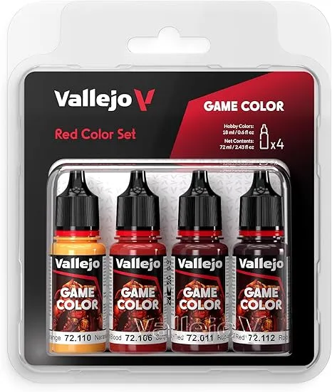 Vallejo Game Color Set Red