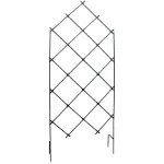 ACHLA DESIGNS Traditional Freestanding Lattice Garden Trellis 84&#034; x 33&#034; Metal