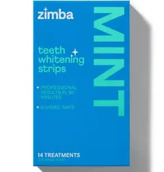 Zimba, Teeth Whitening Strips, Peach