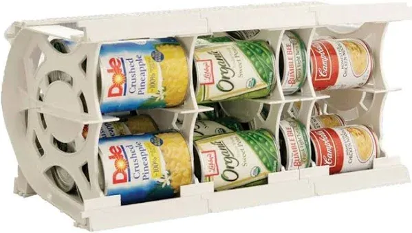 Cansolidator Cupboard 20 Cans, Stackable &amp; Adjustable Can Organizer for Pantr...