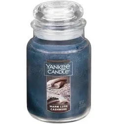 Yankee Candle WARM LUXE CASHMERE 22 Ounce Large Jar Candle Free Shipping