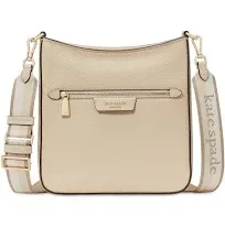 Kate Spade new york Hudson Pebbled Leather Messenger Crossbody