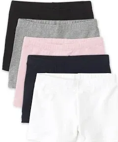 The Children's Place Girls Cartwheel Shorts, 5-Pack, Sizes XS-XXL