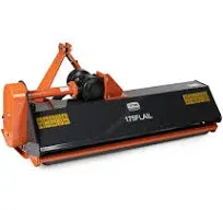 Titan Attachments 3 Point 68in Flail Mower, 40-60 HP Mowing Attachment for Category 1 Tractors and Loaders