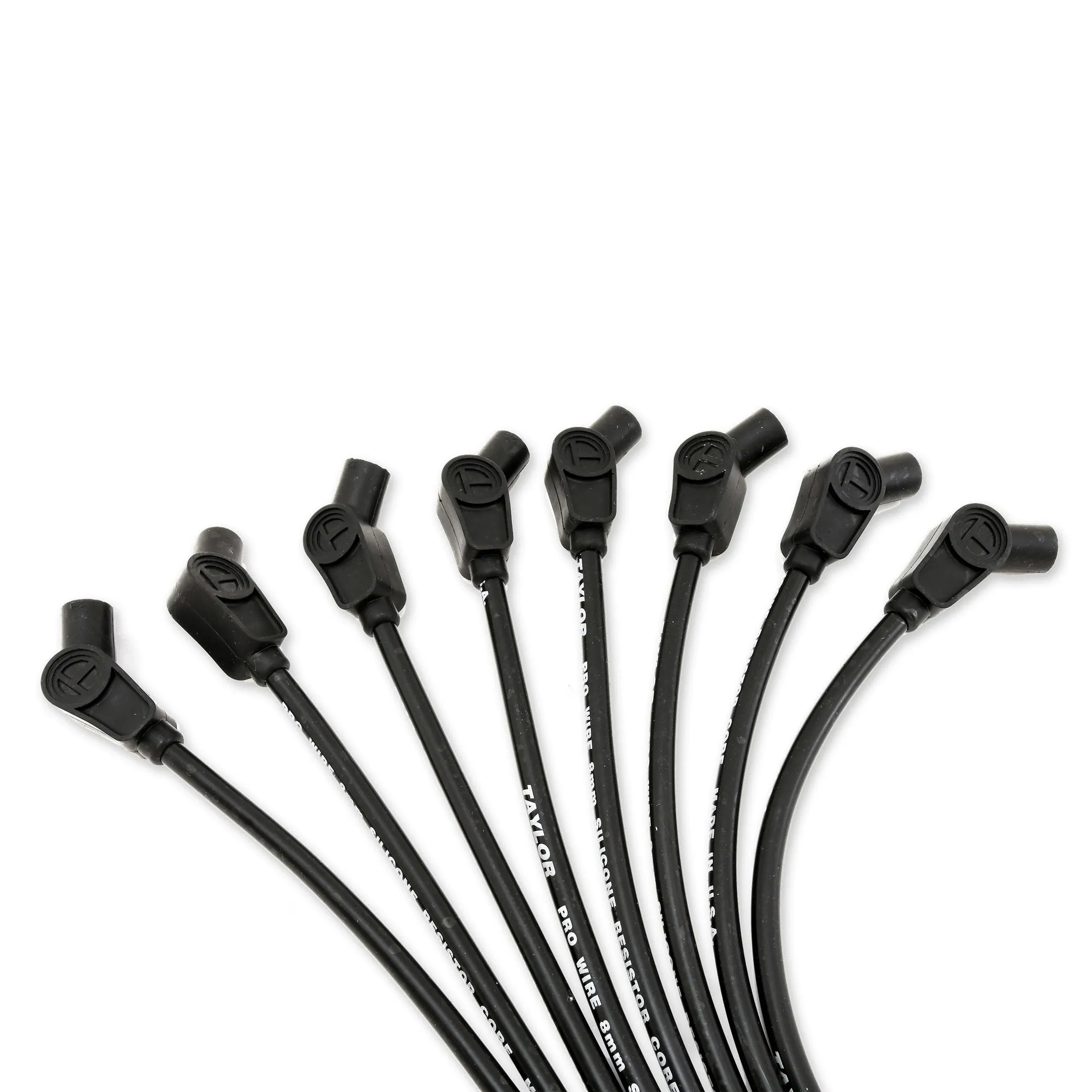 Taylor Cable 70053 8mm Pro Wire Black Spark Plug Wire Set