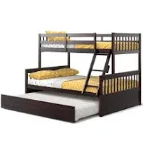 KOMFOTT Twin Over Full Bunk Bed Frame