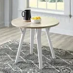 Grannen White/Natural Dining Table