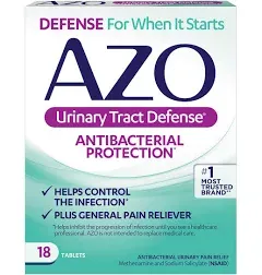 Azo Urinary Tract Defense Antibacterial Protection 24 Tablets