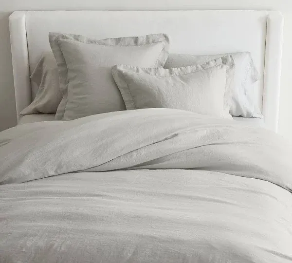 Pottery Barn Belgian Flax Linen Duvet Cover