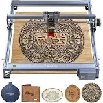 Creality Laser Engraver Machine 10W Output Power, 72W DIY Laser Engraving Machine 0.06mm High Precision Laser Cutter and Engraver for Wood and Metal, Paper, Acrylic, Glass, Leather etc, 17" x 16"