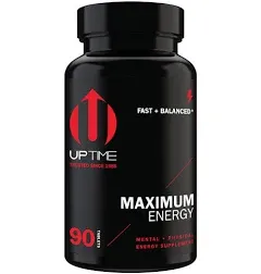 UPTIME Maximum Energy Blend Tablets Premium Supplement 90ct. Bottle