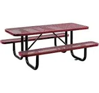 Global Industrial 6' Rectangular Picnic Table