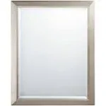 Kichler 41011 Nickel Signature Rectangle Beveled Framed Mirror