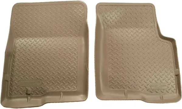 Husky Liners Classic Style Series | 1997 - 2002 Ford Expedition, 2001 - 2003 Ford F-150 SuperCrew, 1998 - 2002 Lincoln Navigator | Front Floor Liners, Tan | 33403