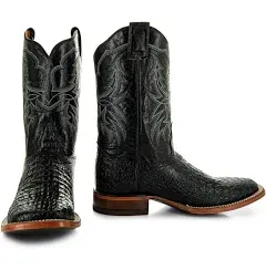 Soto Boots Men's Caiman Belly Print Cowboy Boots