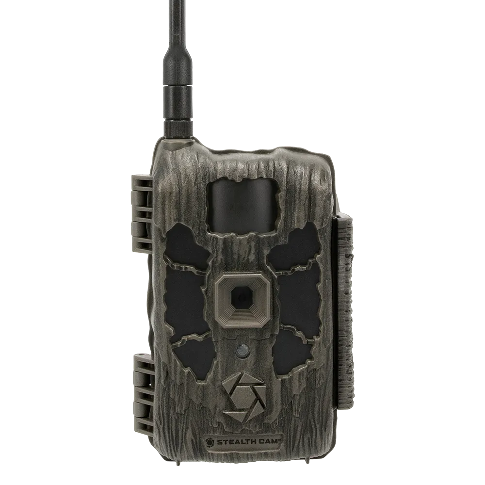 Stealth Cam Deceptor MAX Dual Sim 40MP Photo & 1440P QHD Video No-Glo LED Hunting Cellular Trail Camera, Available on AT&T & Verizon - 32GB SD Card, and Microfiber Cleaning Cloth (Deceptor Max)