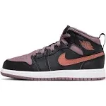 Air Jordan Kids' 1 Mid SE Sky J Mauve Sky J Orange (PS) 12.5C