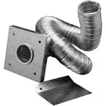 3PVP-AIK 2&#034; outside Air Kit for Pellet Stoves, 2&#034; X 60&#034; Flex Pipe with Wall Plat