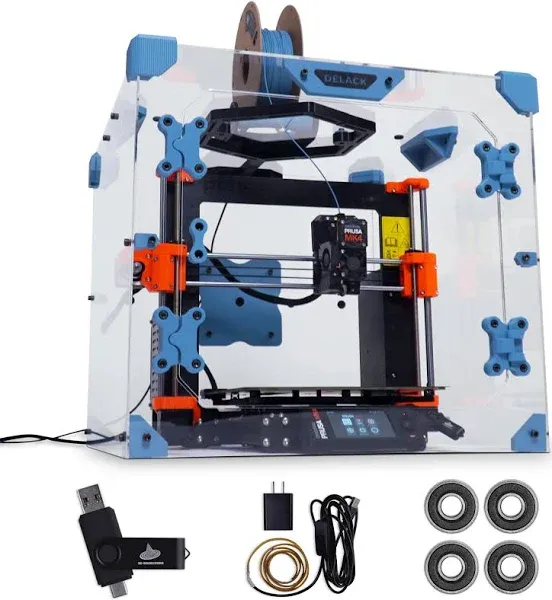 3D SOURCERER DELACK 3D Printer Enclosure Kit with LED Light Made for Prusa MK4