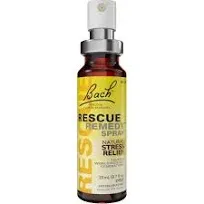 Bach Original Flower Remedies Rescue Remedy Natural Stress Relief, Spray - 0.245 fl oz