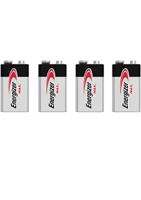 Energizer MAX Alkaline Battery 9 Volt 1 Each (Pack of 3)