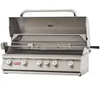 Bull Brahma 38-Inch 5 Burner Built-in Gas Grill, Natural Gas