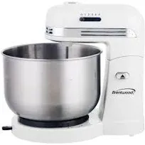 Brentwood 5-Speed Stand Mixer with 3.5 Quart Stainless Steel Mixing Bowl