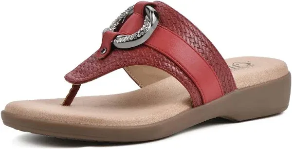 Cliffs by White Mountain Women's Benedict Thong Sandal