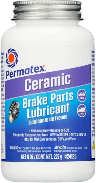 Permatex Ceramic Extreme Brake Parts Lubricant 8 fl. oz. Brush-top Bottle