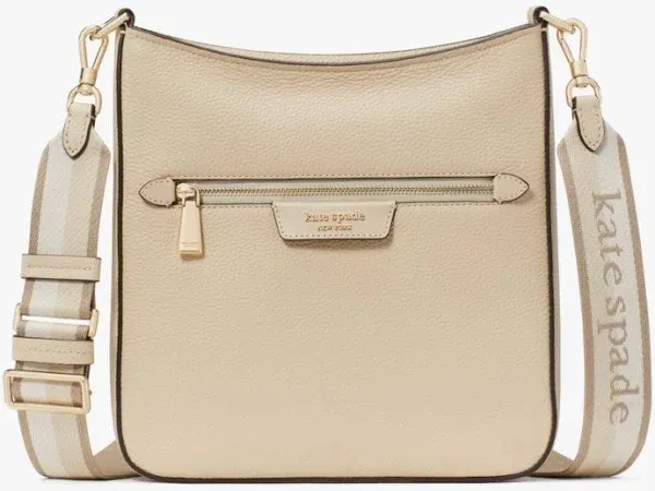 Kate Spade new york Hudson Pebbled Leather Messenger Crossbody