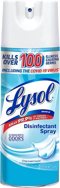 Lysol Crisp Linen Disinfectant Spray